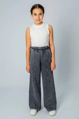 Брюки для девочки Deloras серый