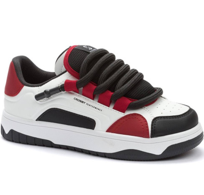 Кроссовки для мальчика KEDDO белый/красный