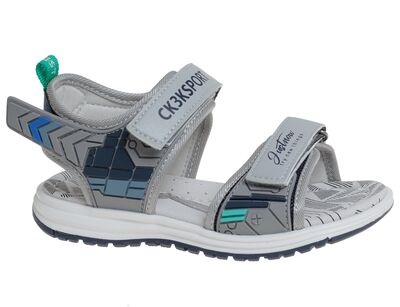 Сандалии для мальчика Сказка серый