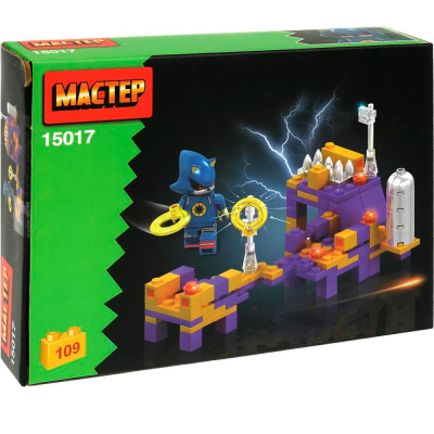 Конструктор супер-ёжик (синий), 109 дет. МАСТЕР 