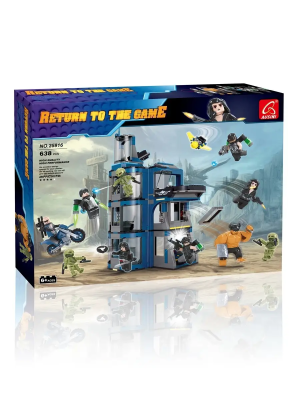 Конструктор AUSINI "Боевая зона: Захват вражеского здания" (638 дет.)