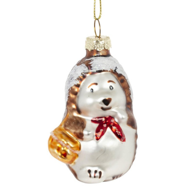 Украшение новогоднее "Ёжик", L5 W3,5 H8 см