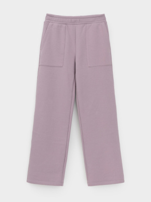 Брюки для девочки Crockid сиреневый 3304 к619