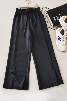 Брюки школьные для девочки COLABEAR черный