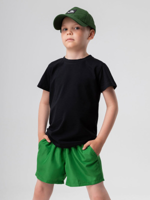 Футболка с коротким рукавом + шорты Bodo черный/зеленый