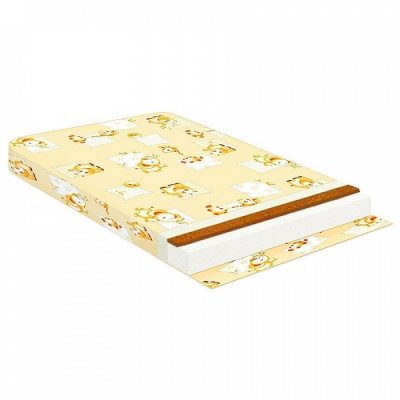 Матрас в детскую кроватку Баюшка 120*60*6 холкон/кокос*