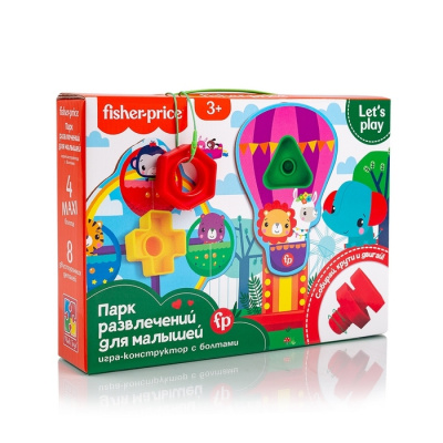 Игра-конструктор с болтами Fisher-Price Парк развлечений