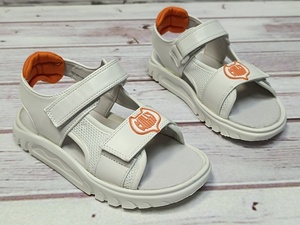 Босоножки для девочки Molly Moon белый/оранжевый