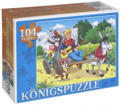 Пазл 104 Бременские музыканты. Золотая коллекция 82055 Степ /48/