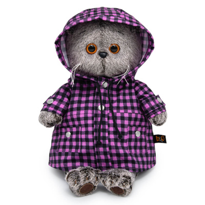 Басик в клетчатом плаще Ks30-261