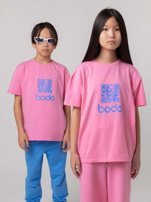 Футболка с коротким рукавом Bodo розовый