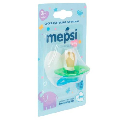 Пустышка латекс анатомическая 3м+ Mepsi