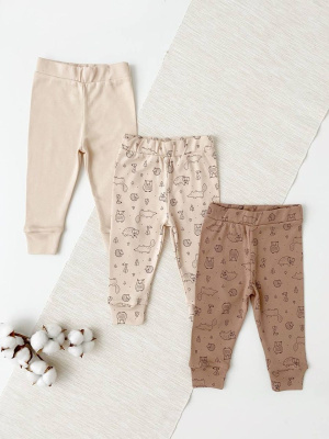 Штанишки Carrot Зверята коричневый