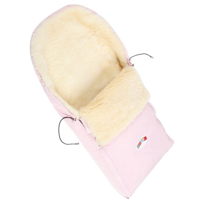 Конверт детский из медицинской овчинки «Кроха» Double Pink XI