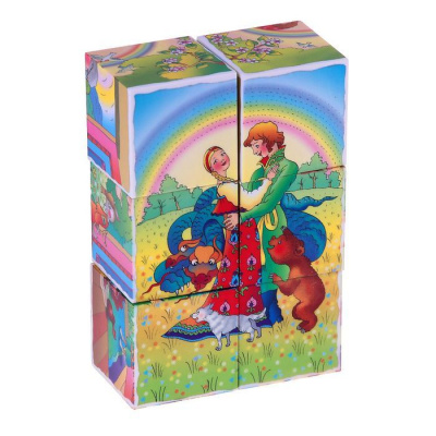 Кубики Мир сказок-3 6шт Десятое Королевство