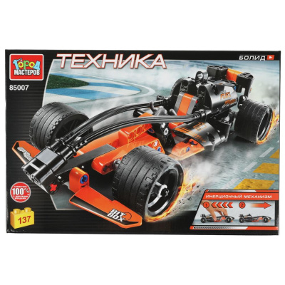Конструктор гоночный БОЛИД 137 дет Город мастеров 