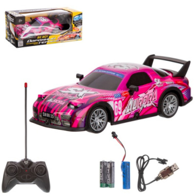 Машинка на пульте р/у "BeBoy", противоударный светящийся корпус, USB зарядное устройство, размер: 20