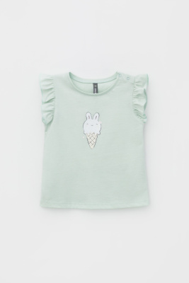 Футболка с коротким рукавом Crockid дымчатый нефрит к471