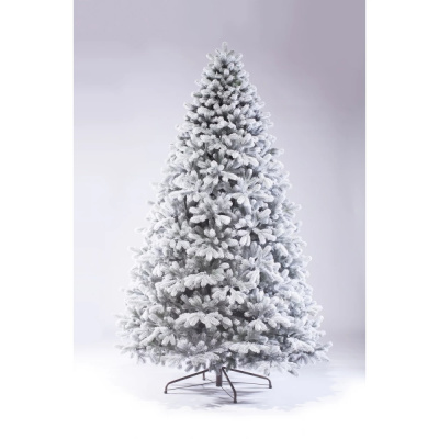 Елка искусственная литая Королева Леса Заснеженная 215см