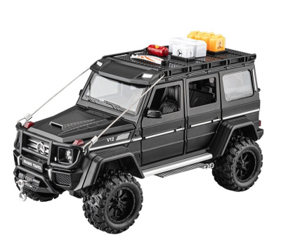 Машинка Mercedes-Benz Brabos Travel черный, металл, муз. 25см