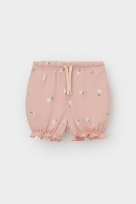 Шорты для девочки Crockid дымчатая роза милые цветочки к543