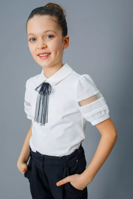 Блузка для девочки Deloras белый
