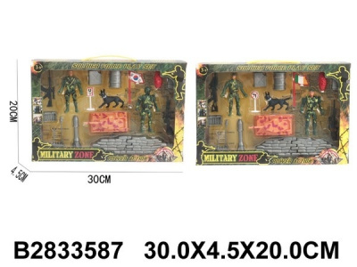 Набор "Военный" 2 вида в ассорт., в/к 30*20*4,5 см