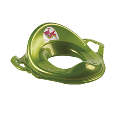 Накладка на унитаз (адаптер) с ручками Салатовый DUNYA 