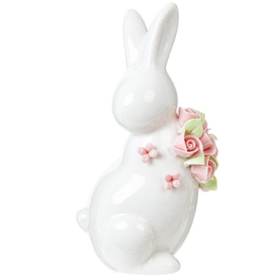 Фигурка декоративная Заяц L9 W7 H16,5 см