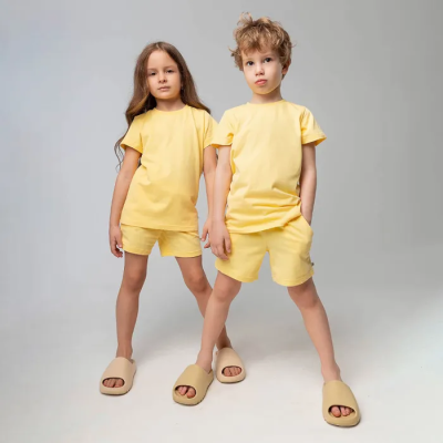 Футболка с коротким рукавом + шорты Bodo желтый