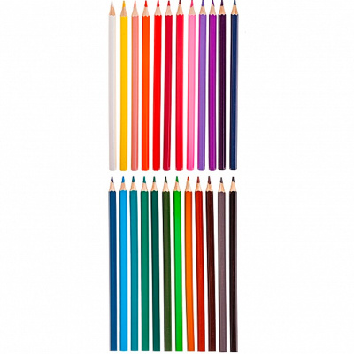 Карандаши цветные 24 цв. ECO Мечты принцессы CS_066818 Hatber