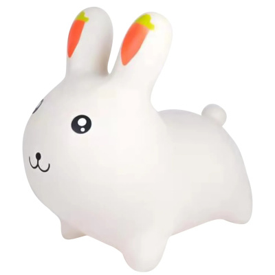 Надувной попрыгун Altacto "Зайчик" (макс. нагрузка 60 кг, белый)