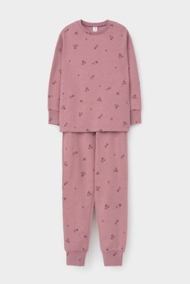 Пижама Crockid морозная вишня клевер