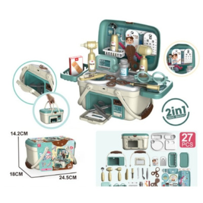 Набор "Доктор", 27 предметов, в корзинке, 24,5*18*14,2 см