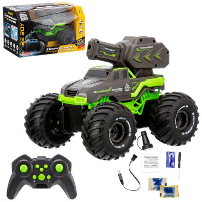 Внедорожник-амфибия "Beboy" на пульте р/у, стреляет гидрошариками, передвижение по снегу, воде,траве