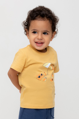 Футболка для мальчика Crockid золотистая пшеница к564