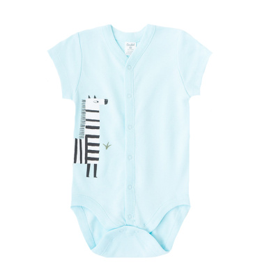 Полукомбинезон для мальчика Crockid голубая вода веселое сафари