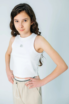 Топ для девочки Deloras белый