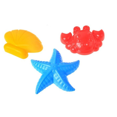 Формочки краб,мор.звезда,ракушка Полесье