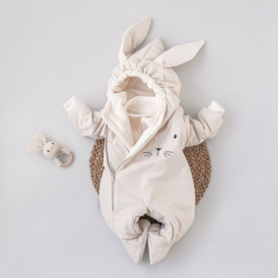 Комбинезон KiDi Ушастик молочный