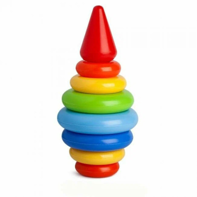 Пирамида Бочонок 23см 9 дет. 9230 Абрико 