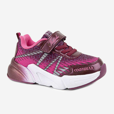 Кроссовки для девочки Kapika бордовый