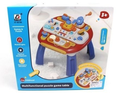 Развивающий игровой столик, свет. и звук. эффекты, функциональные кнопки, в/к 34,5*15*32 см