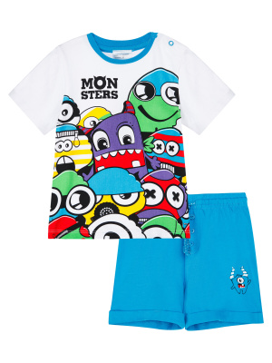 Футболка с коротким рукавом + шорты для мальчика PlayToday