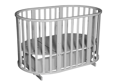 Кроватка детская "STELLA  INCANTO" 2 части маятник поперечный, цвет слоновая кость