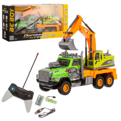 Машинка "ВеВоу" на пульте р/у, М1:14, световые эффекты, подвижные элементы, в/к 45,3*23,5*13 см