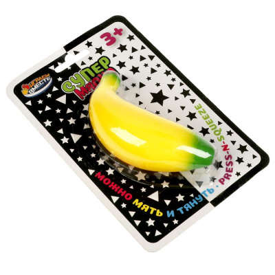 Супер мялка банан, 12см, мука ИГРАЕМ ВМЕСТЕ 
