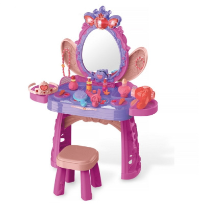 Игровой набор PITUSO Трюмо принцессы с пуфиком, муз.,свет, Purple/Фиолет 58,7*26*74см (в кор.10 шт)