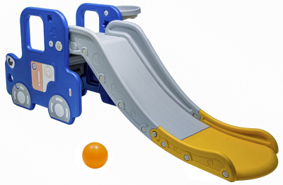 Горка Такси с баскет.кольцом PITUSO Blue/Синий, 165*69*65 см