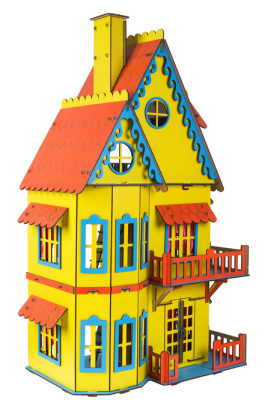 Конструктор деревянный Кукольный домик